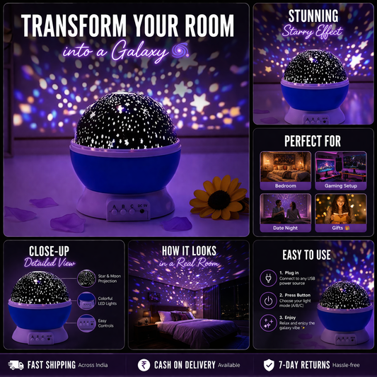 Moon Night Lamp 🌌 – Transform Your Room into a Galaxy